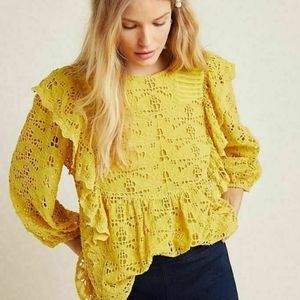 COPY - Anthropologie clementine blouse size 6